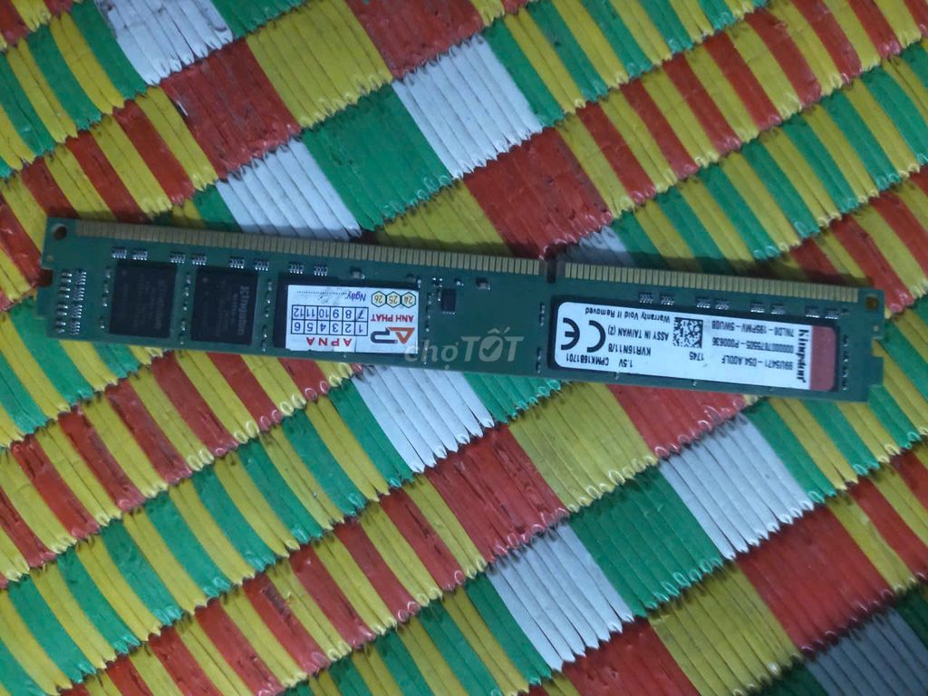 RAM Kingston 8GB. Mua bán Linh kiện (RAM, Card...) tại Thành phố Vinh Nghệ An được đăng bởi HẬU MR hình 1