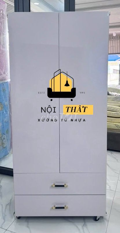 Tủ quần áo Nhựa Đài Loan Trắng 1m8x82cm. Mua bán Tủ, kệ gia đình tại Quận 7 Tp Hồ Chí Minh được đăng bởi Cửa Hàng Nội Thất hình 1