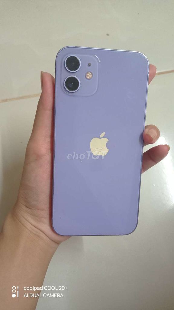 Apple iPhone 12 thường lock 64GB Tím Xước viền nhẹ. Mua bán Điện thoại tại Huyện Bàu Bàng Bình Dương được đăng bởi An hình 1