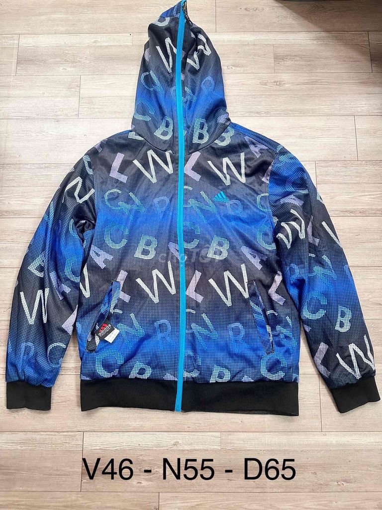 Áo khoác Adidas L Xanh Đen Xám. Mua bán Quần áo tại Quận Long Biên Hà Nội được đăng bởi Chuyên đồ Aut Nam hình 1