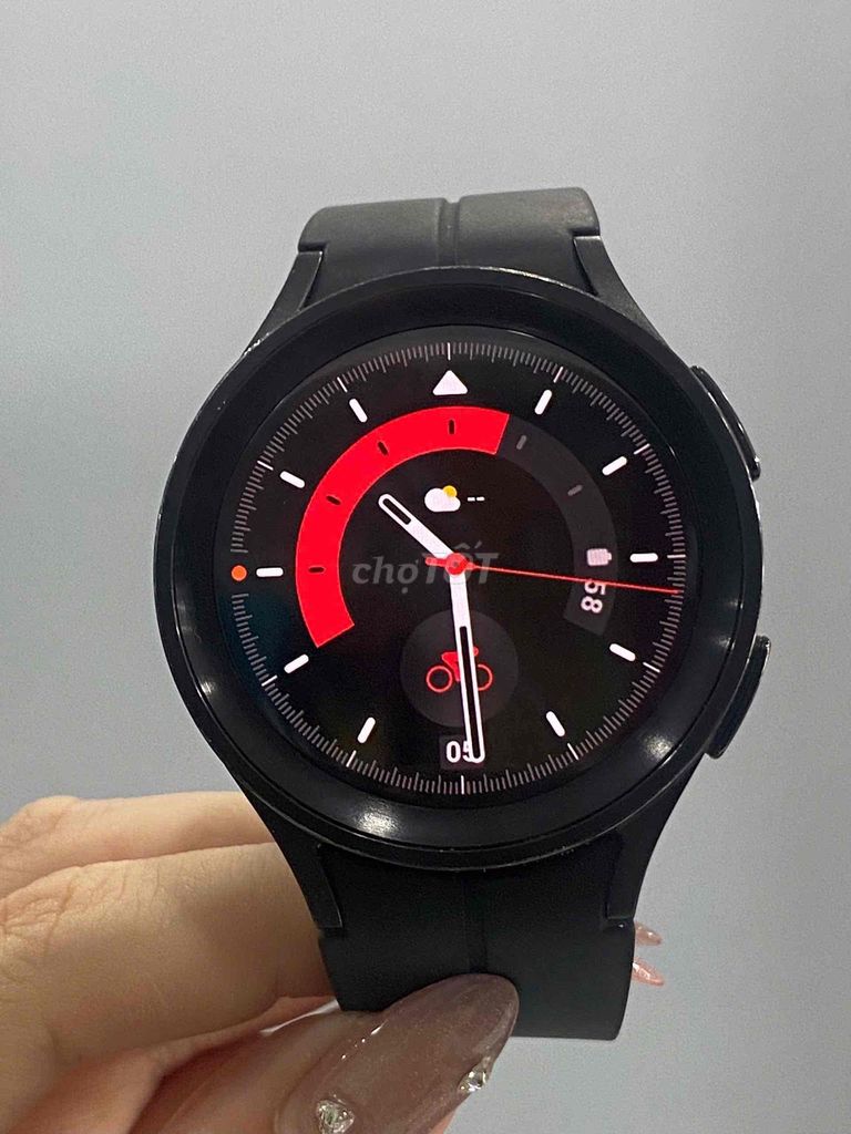 -Samsung watch 5 pro 45mm LTE VN màu đen