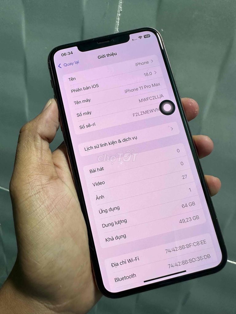 iphone 11 pro max 64gb quốc tế