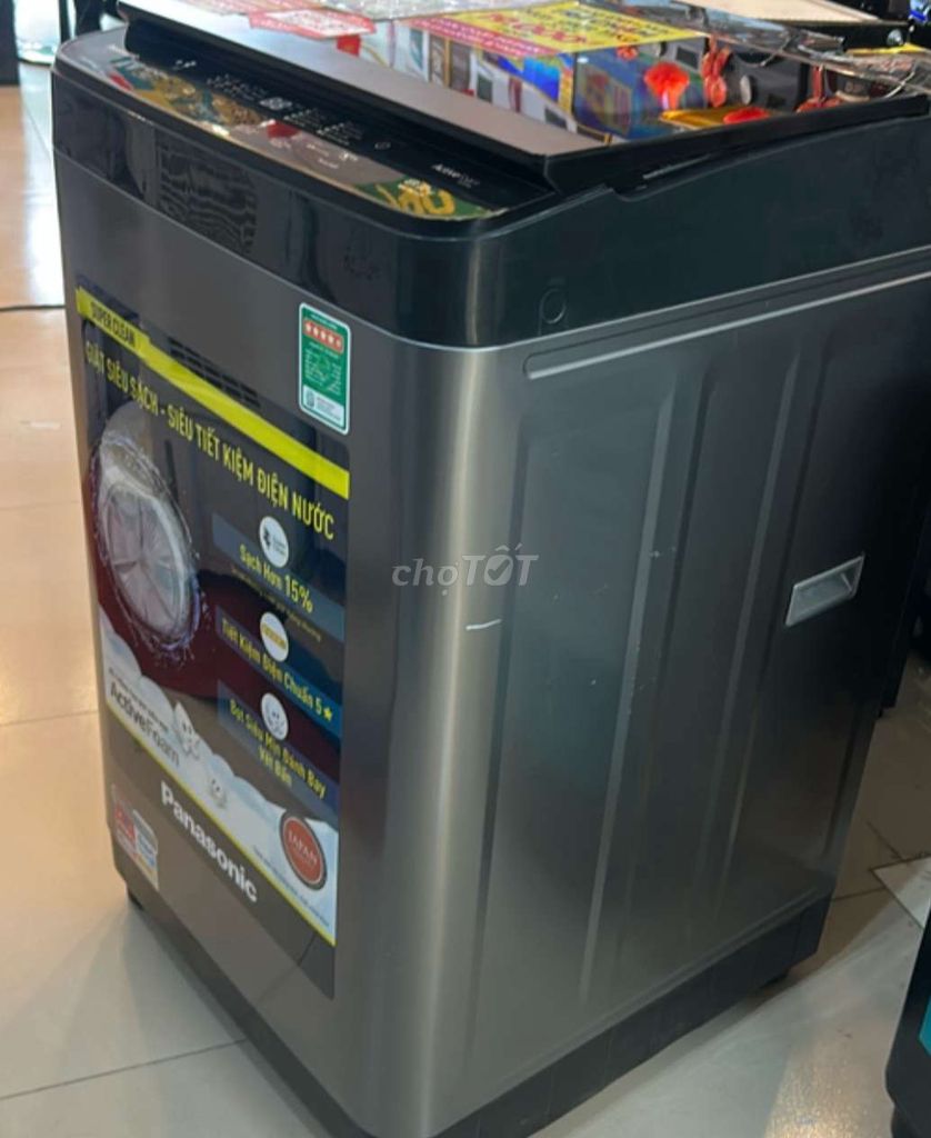 Máy giặt Panasonic 8.2kg cửa trên Xám cũ. Mua bán Máy giặt tại Quận Kiến An Hải Phòng được đăng bởi Tô Đình Hiếu hình 1