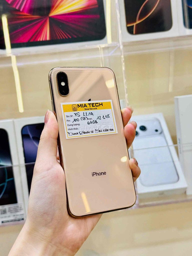 Apple iPhone XS 64GB Vàng 100%. Mua bán Điện thoại tại Quận Ba Đình Hà Nội được đăng bởi Huy Trần hình 1