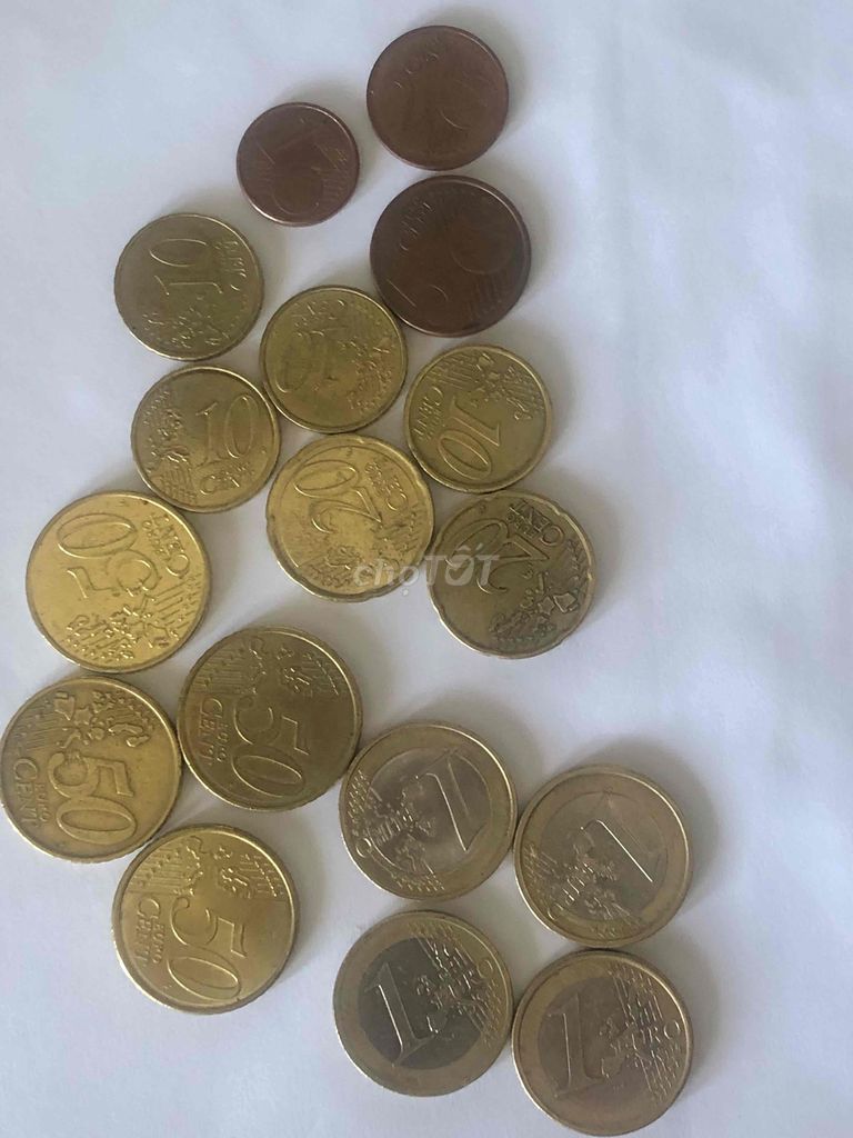 Tiền xu Euro Kim loại sưu tầm. Mua bán Đồ sưu tầm, đồ cổ tại Quận Ba Đình Hà Nội được đăng bởi Hằng Trần hình 1