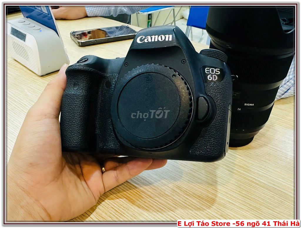 E pass Máy ảnh Canon 6D Fullframe Fullbox. Mua bán Máy ảnh, Máy quay tại Quận Đống Đa Hà Nội được đăng bởi Nguyễn Tiến Lợi hình 1