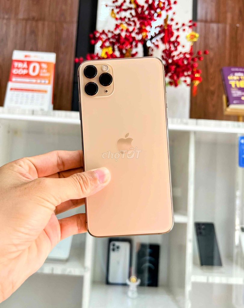 iPhone 11 Pro Max 256GB Gold. Mua bán Điện thoại tại Quận Cái Răng Cần Thơ được đăng bởi drphone hình 1