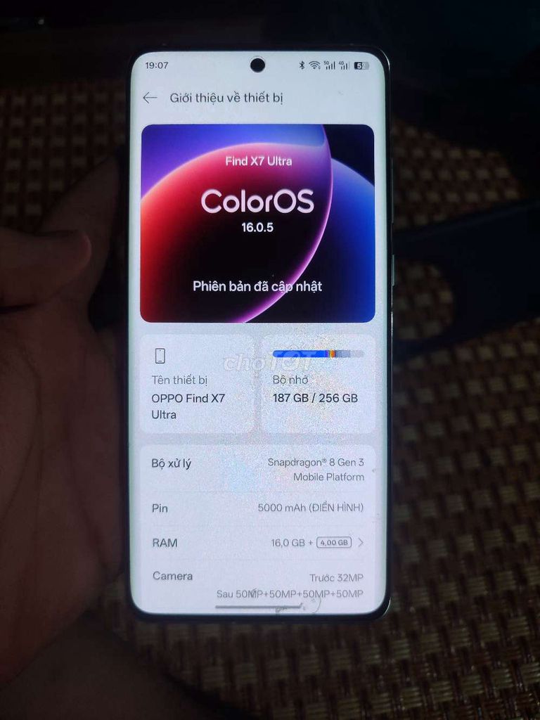 Oppo Find X7 Ultra 16GB/256GB Xanh. Mua bán Điện thoại tại Quận Bắc Từ Liêm Hà Nội được đăng bởi Quoc Viet hình 1