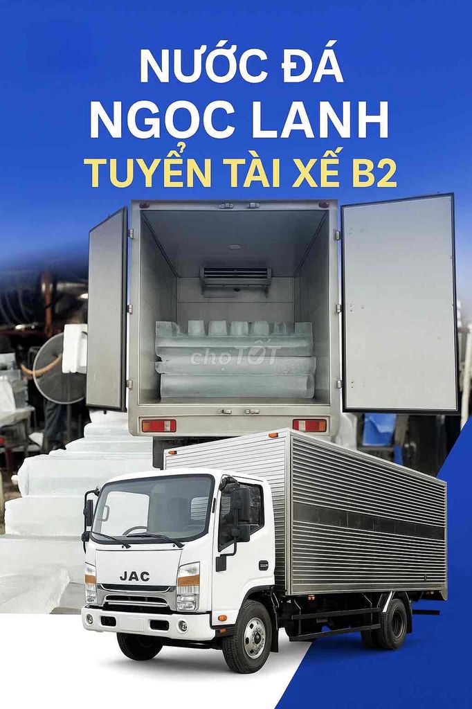 Tuyển Tài Xế Lái Xe Tải Chở Nước Đá (Ca Đêm). Việc làm Tài xế ô tô tại Thành phố Cao Lãnh Đồng Tháp được đăng bởi Tân Võ hình 1