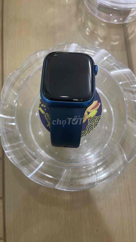 Cần bán Apple Watch Series 7 45mm Blue. Mua bán Thiết bị đeo thông minh tại Quận Cẩm Lệ Đà Nẵng được đăng bởi Mạnh Hòa hình 1