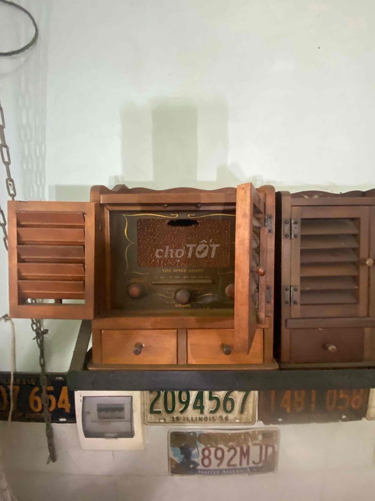 RADIO ĐÈN TỦ CỔ