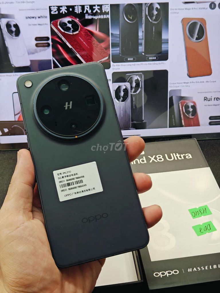 Oppo Find X8 Ultra 16GB 512GB Đen. Mua bán Điện thoại tại Quận Hà Đông Hà Nội được đăng bởi Tài hình 1