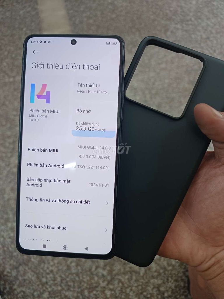 redmi note 13 pro 5g 8/128 chính hãng GL. Mua bán Điện thoại tại Quận Tây Hồ Hà Nội được đăng bởi đình bắc hình 1