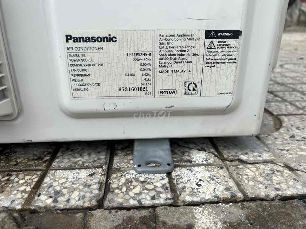 Máy lạnh âm trần Panasonic inverter 2.5hp mới 90%