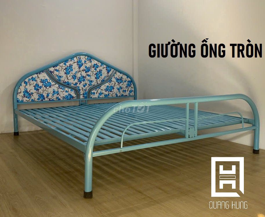 GIƯỜNG SẮT ỐNG TRÒN-GIƯỜNG SẮT--GIƯỜNG SẮT-GIƯỜNG=. Mua bán Giường, chăn ga gối nệm tại Huyện Nhơn Trạch Đồng Nai được đăng bởi NỘI THẤT NHÀ XINH hình 1