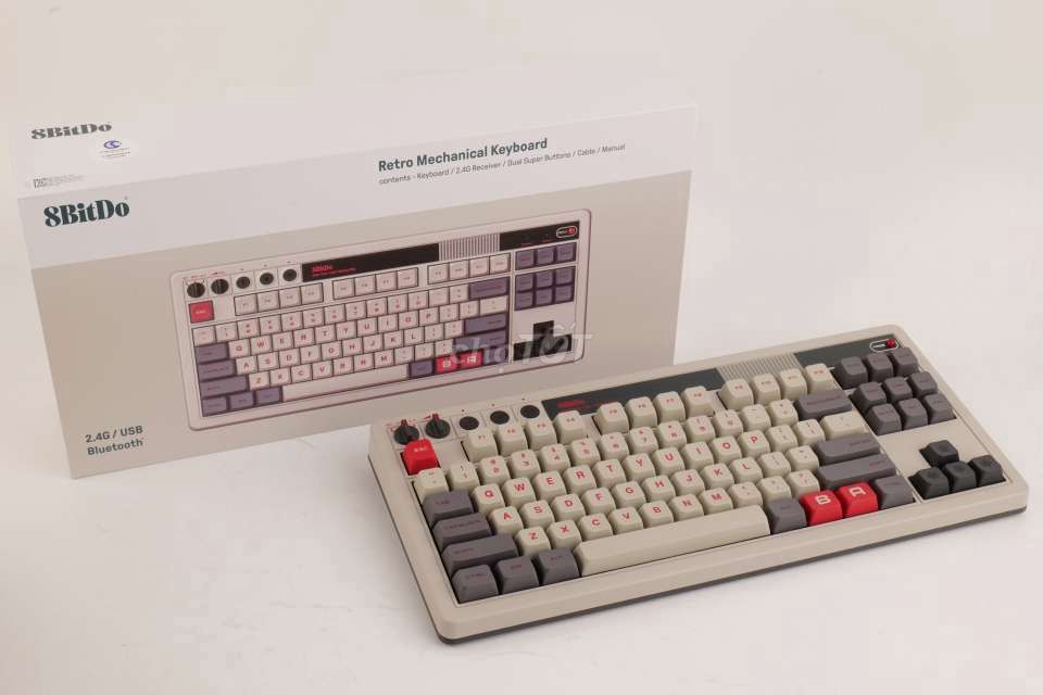 Bàn phím cơ 8BitDo Retro Mechanical Xám. Mua bán Phụ kiện (Màn hình, Chuột...) tại Thành phố Bắc Ninh Bắc Ninh được đăng bởi Lee  hình 1