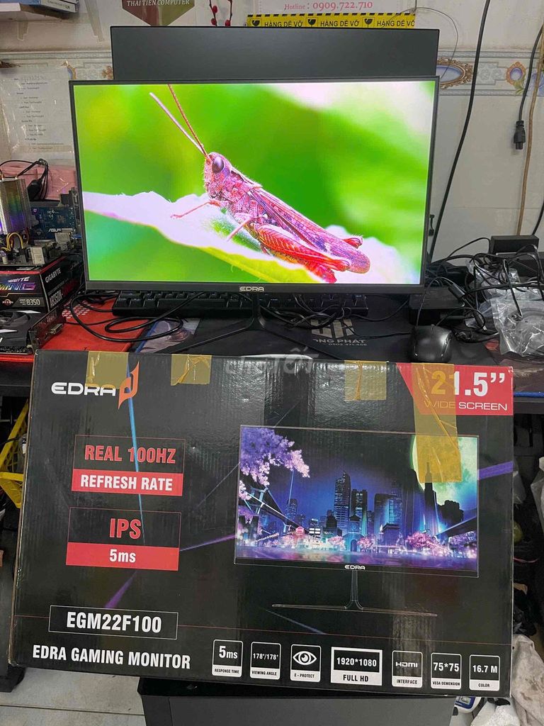 Màn hình Edra EGM22F100 22 inch IPS 100Hz. Mua bán Phụ kiện (Màn hình, Chuột...) tại Quận 8 Tp Hồ Chí Minh được đăng bởi Thái Tiến Computer Mua bán Linh kiện Laptop Pc  hình 1