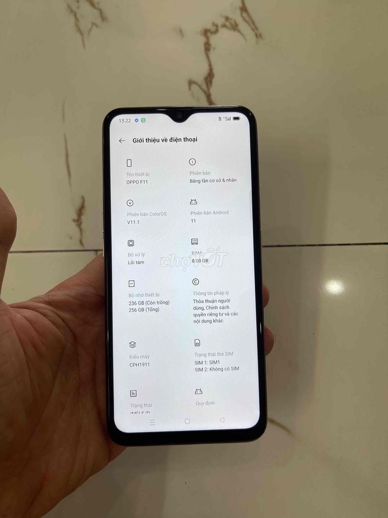 Bán Oppo F11 Ram8/256 zin cũ. Mua bán Điện thoại tại Quận Hà Đông Hà Nội được đăng bởi Mạnh Mobile hình 1