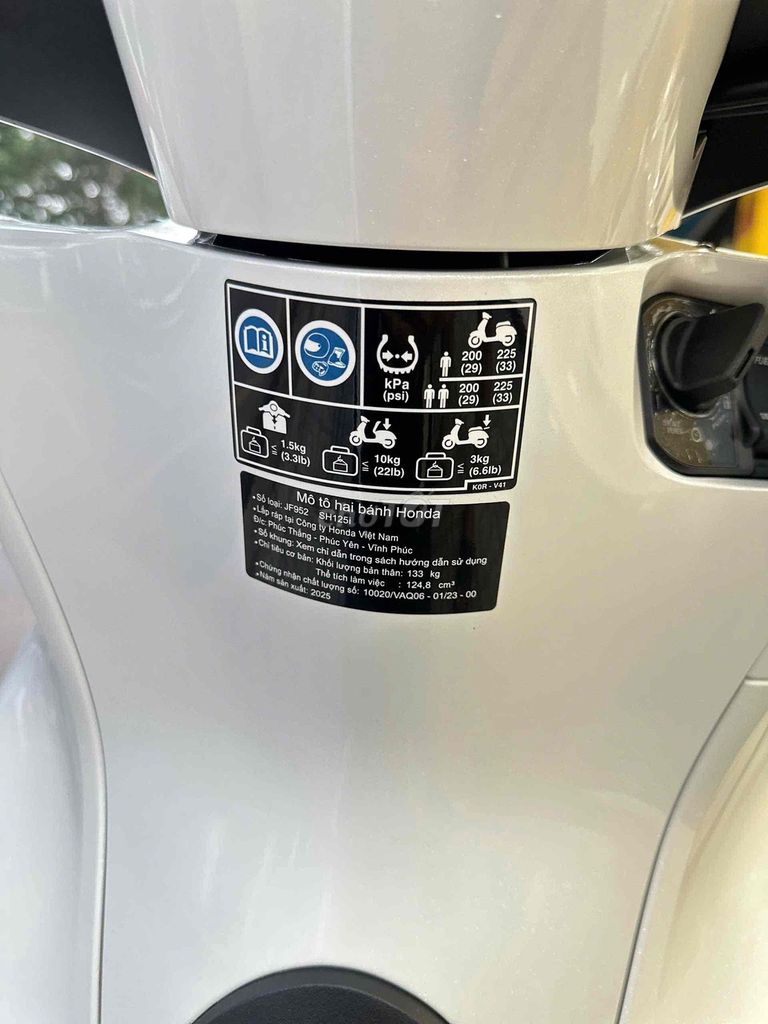 HONDA SH 125 CBS 2025. Mua bán Xe máy tại Quận 12 Tp Hồ Chí Minh được đăng bởi Cửa hàng Xe máy 380 hình 9