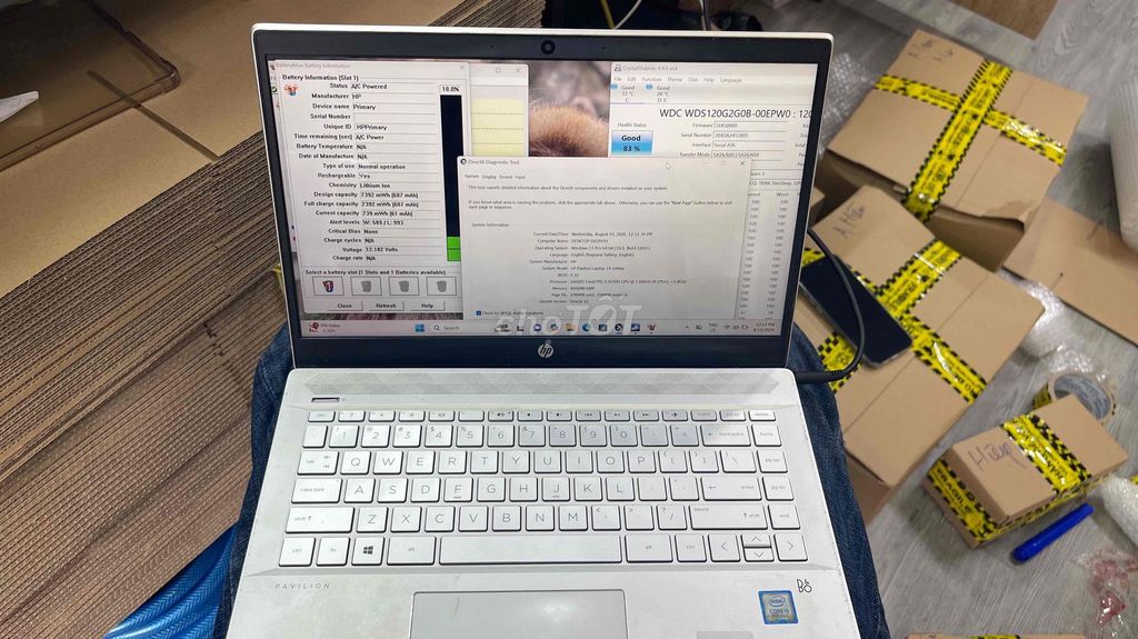 HP Pavilion I5 8250U 4GB/128GB Windows 10 Pro. Mua bán Laptop tại Quận 12 Tp Hồ Chí Minh được đăng bởi Vinh Nguyễn  hình 1