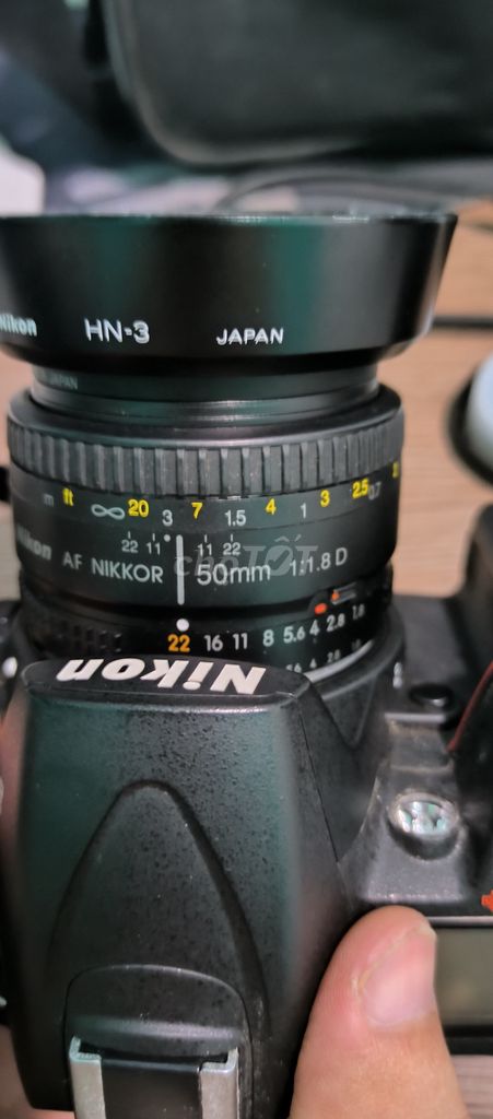 Combo NIKON D7000 + lens 50f1.8D + lens 18~55mm