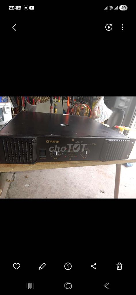 Cục đẩy Yamaha T50 Đen Đã dùng. Mua bán Tivi, Âm thanh tại Thành phố Mỹ Tho Tiền Giang được đăng bởi Đam Mê Audio hình 1