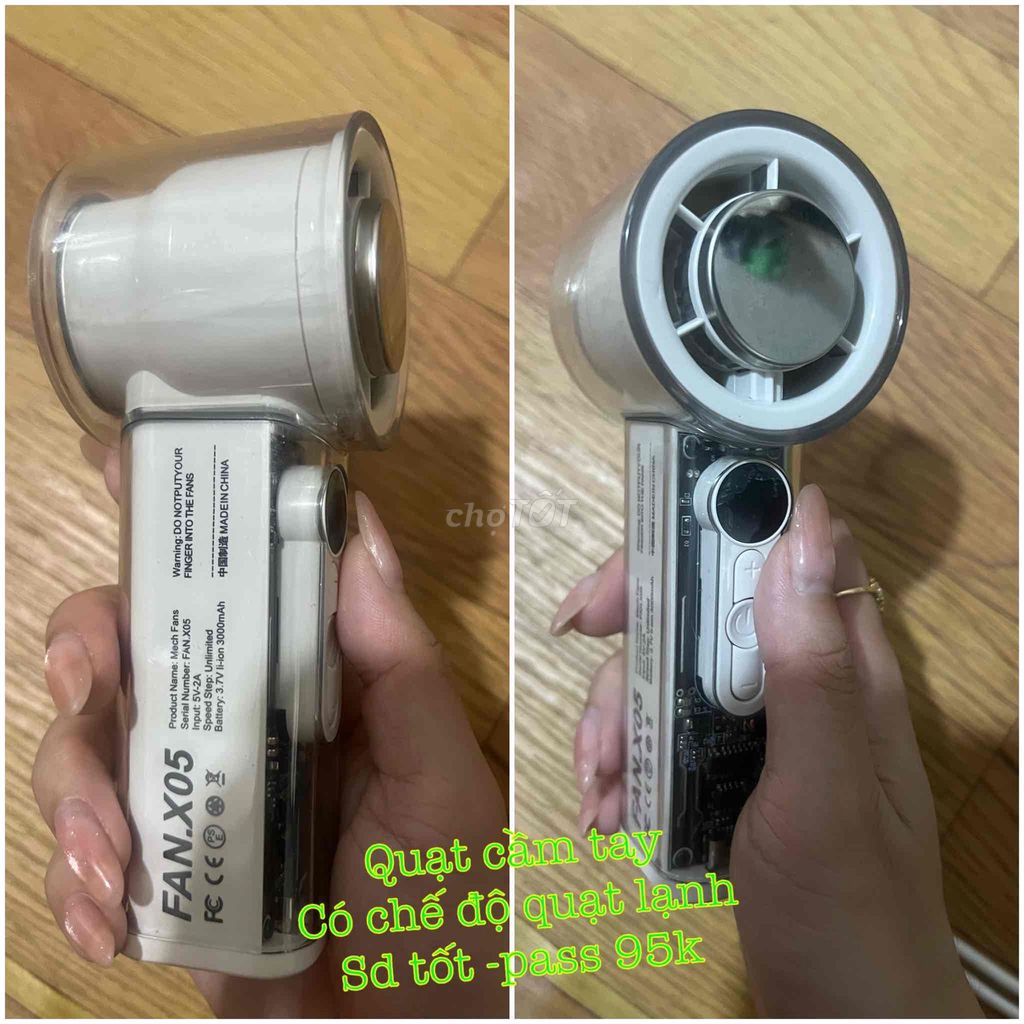 Quạt cầm tay FAN.X05 Trắng Đã sử dụng. Mua bán Quạt tại Quận 4 Tp Hồ Chí Minh được đăng bởi Tuyền hình 1