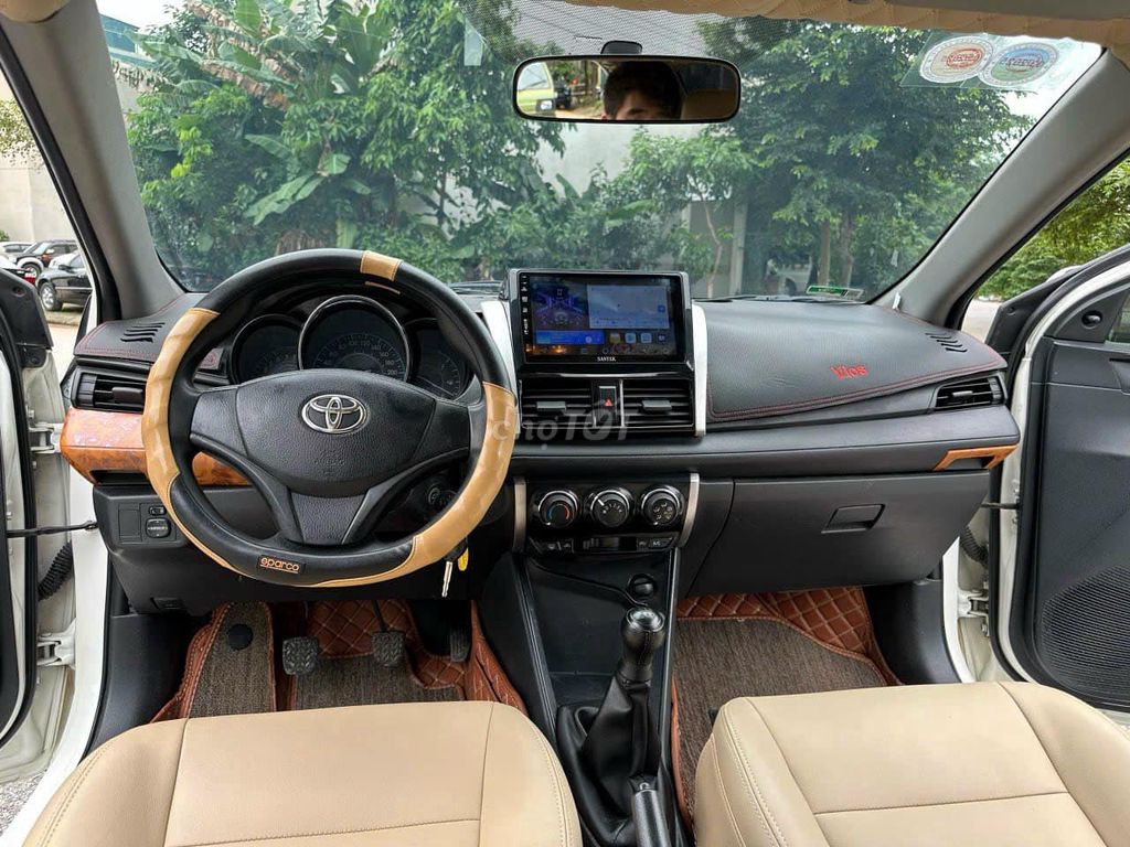 Toyota Vios 2016 số sàn màu trắng. Mua bán Ô tô tại Quận Gò Vấp Tp Hồ Chí Minh được đăng bởi Xuân Trường hình 6