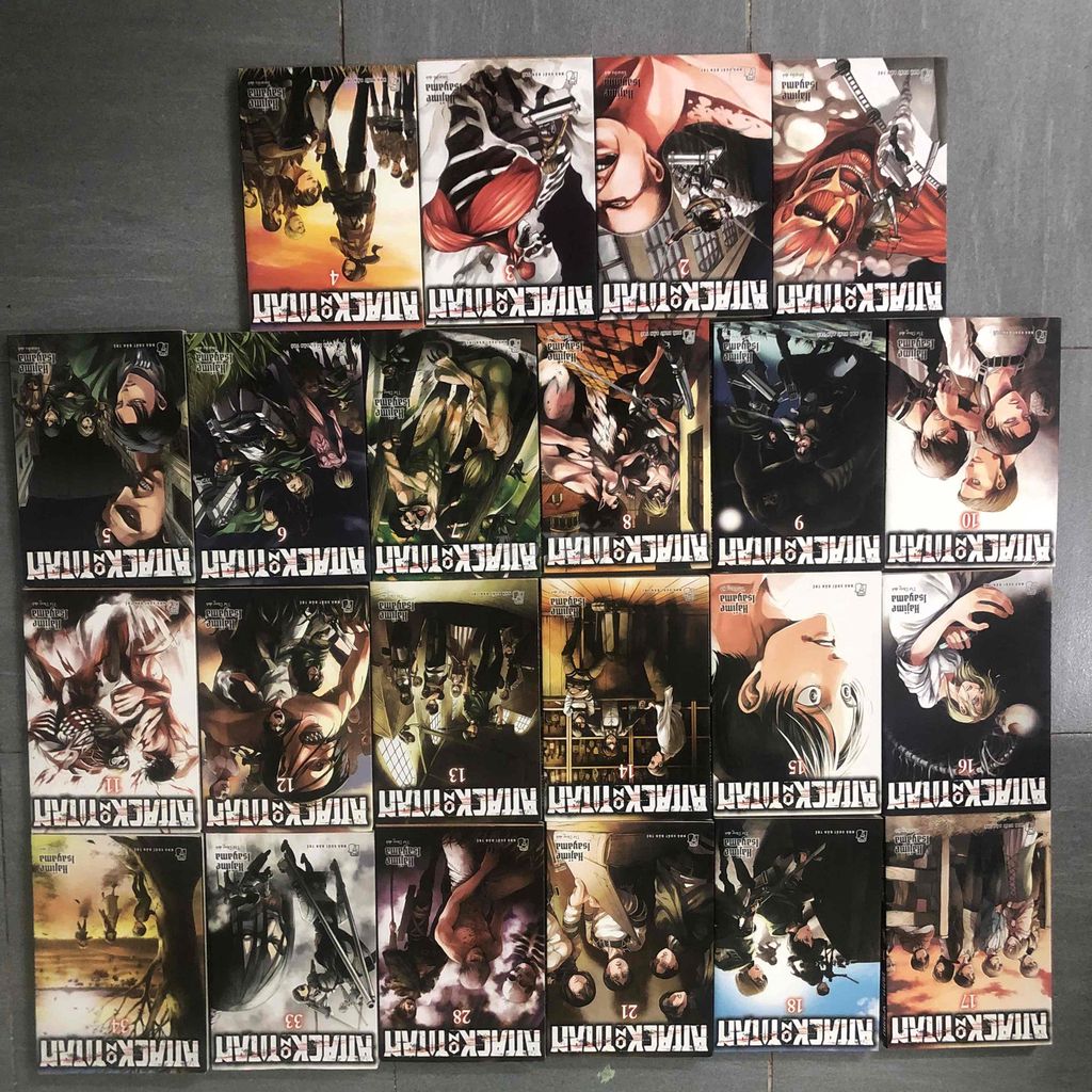 Truyện tranh Attack on Titan 22 quyển lẻ tập. Mua bán Sách tại Quận 11 Tp Hồ Chí Minh được đăng bởi Dương hình 1