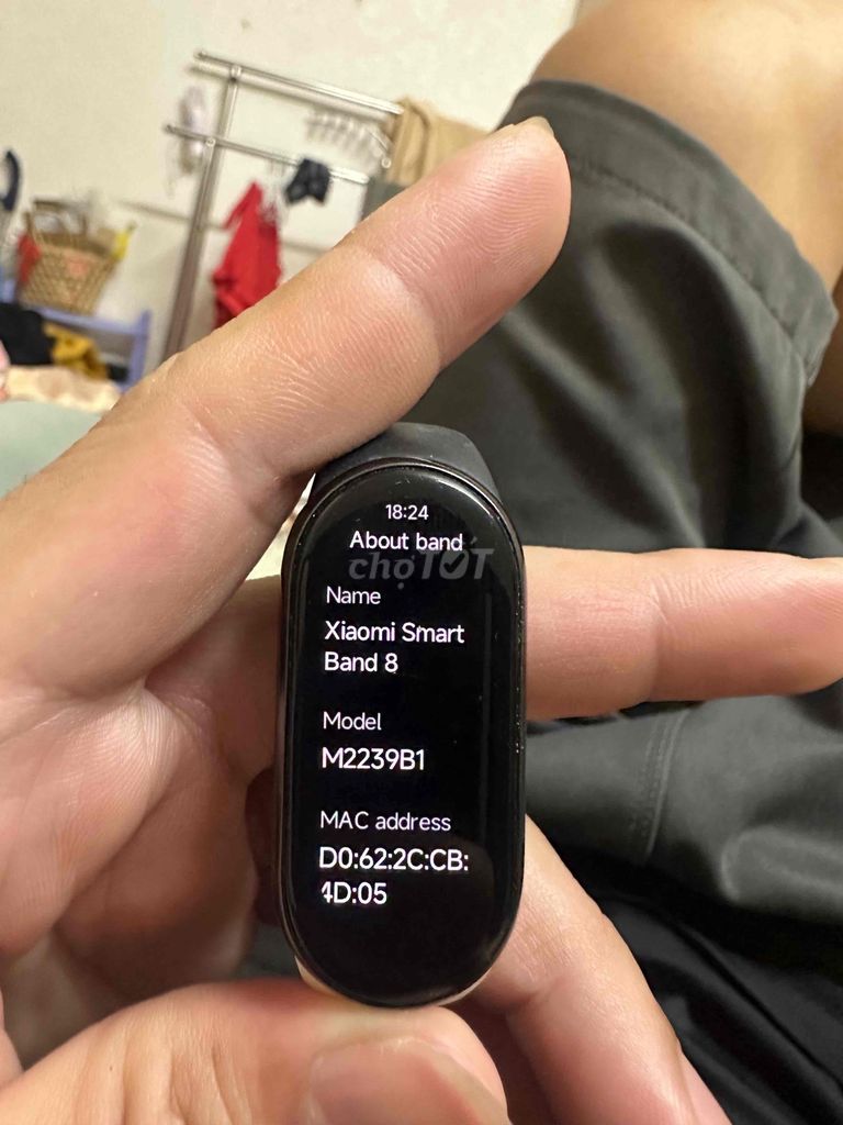 Xiaomi Smart Band 8 Đen. Mua bán Thiết bị đeo thông minh tại Thành phố Vũng Tàu Bà Rịa - Vũng Tàu được đăng bởi Hải Âu hình 1