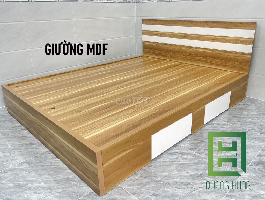 GIƯỜNG MDF-GIƯỜNG MDF=GIƯỜNG MDF=GIƯỜNG MDF$GIƯỜNG. Mua bán Giường, chăn ga gối nệm tại Quận Bình Thạnh Tp Hồ Chí Minh được đăng bởi NỘI THẤT NHÀ XINH hình 1