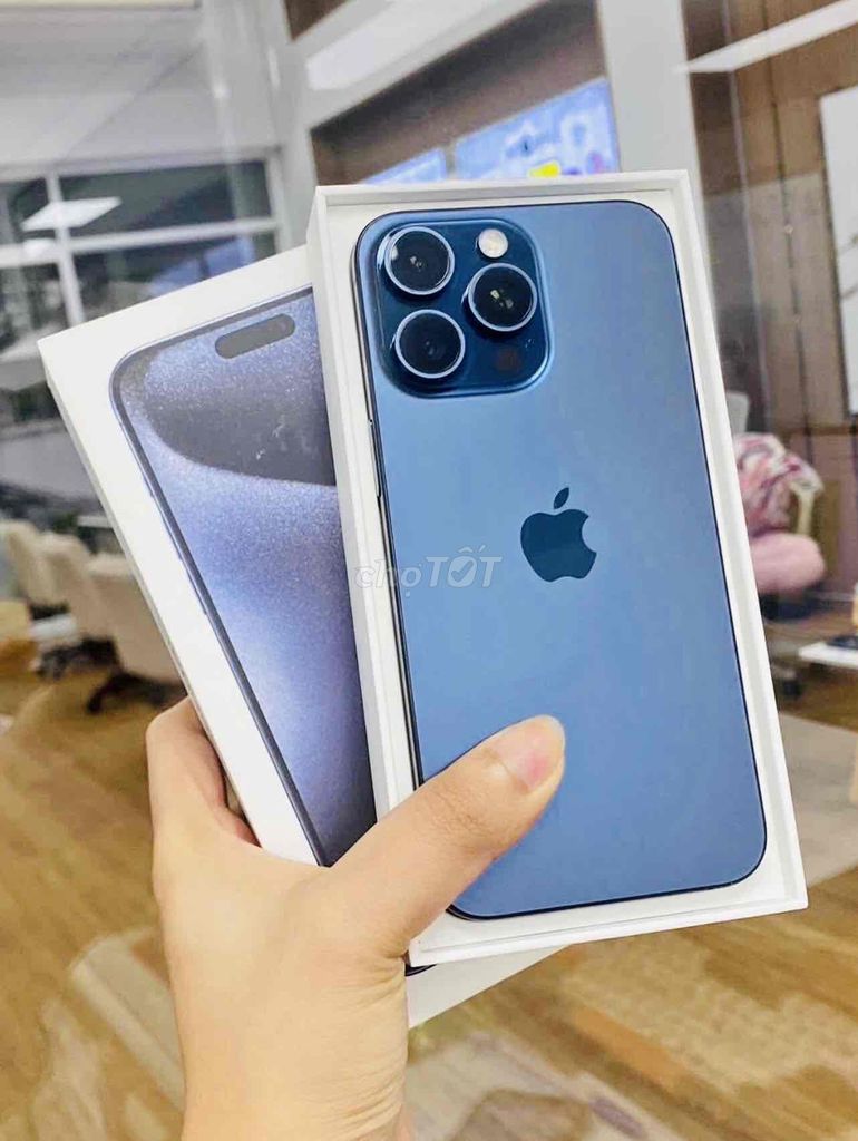 iPhone 15 Pro Max 256GB Blue FULLBOX BH APPLE 2025. Mua bán Điện thoại tại Quận 10 Tp Hồ Chí Minh được đăng bởi iStockHCM hình 1