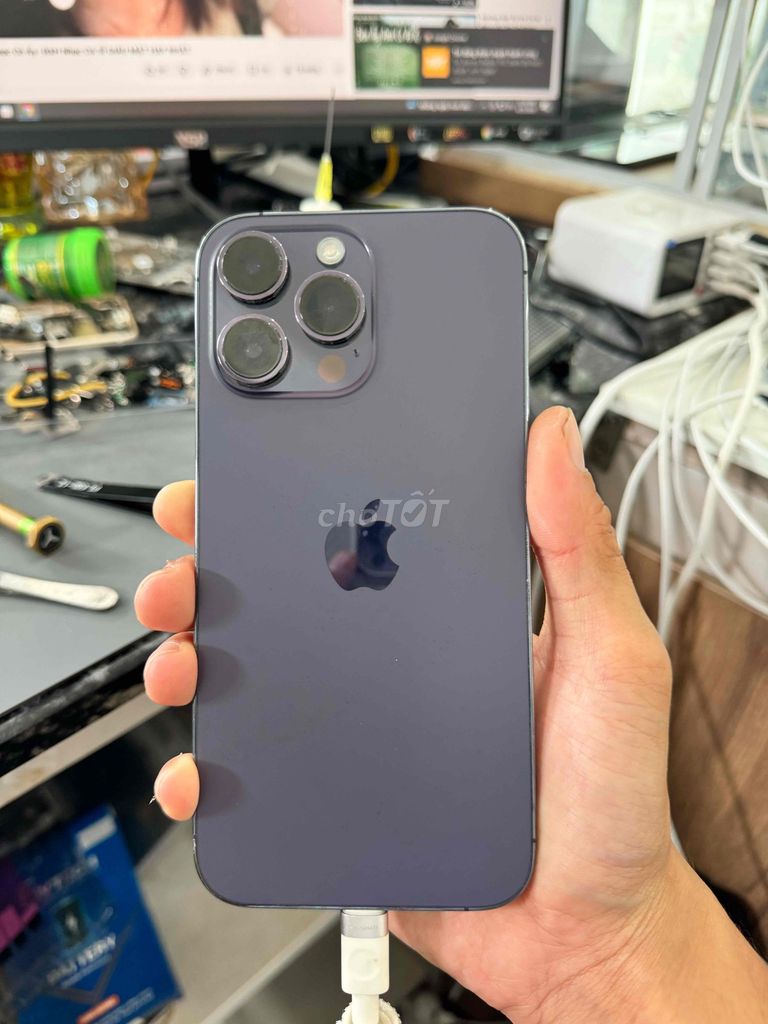 Apple iPhone 14 Pro Max Tím Đã thay màn. Mua bán Điện thoại tại Thành phố Huế Thừa Thiên Huế được đăng bởi Pan Phone hình 1