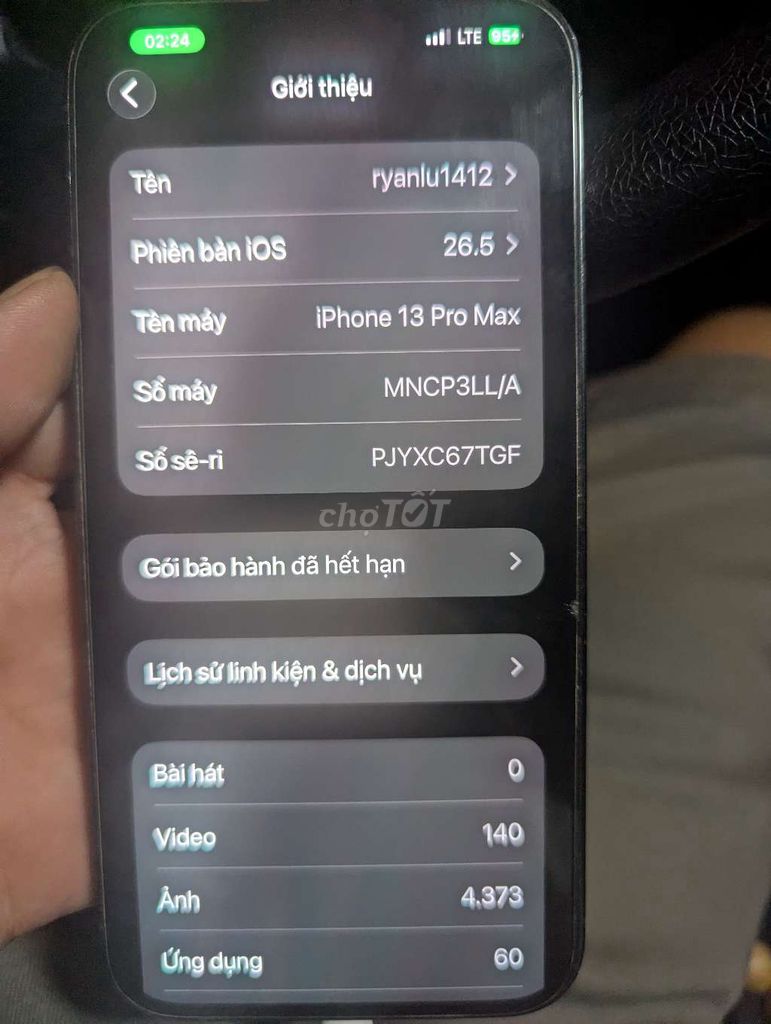 Apple iPhone 13 Pro Max Xanh 81%. Mua bán Điện thoại tại Quận Bình Tân Tp Hồ Chí Minh được đăng bởi hùng hình 1