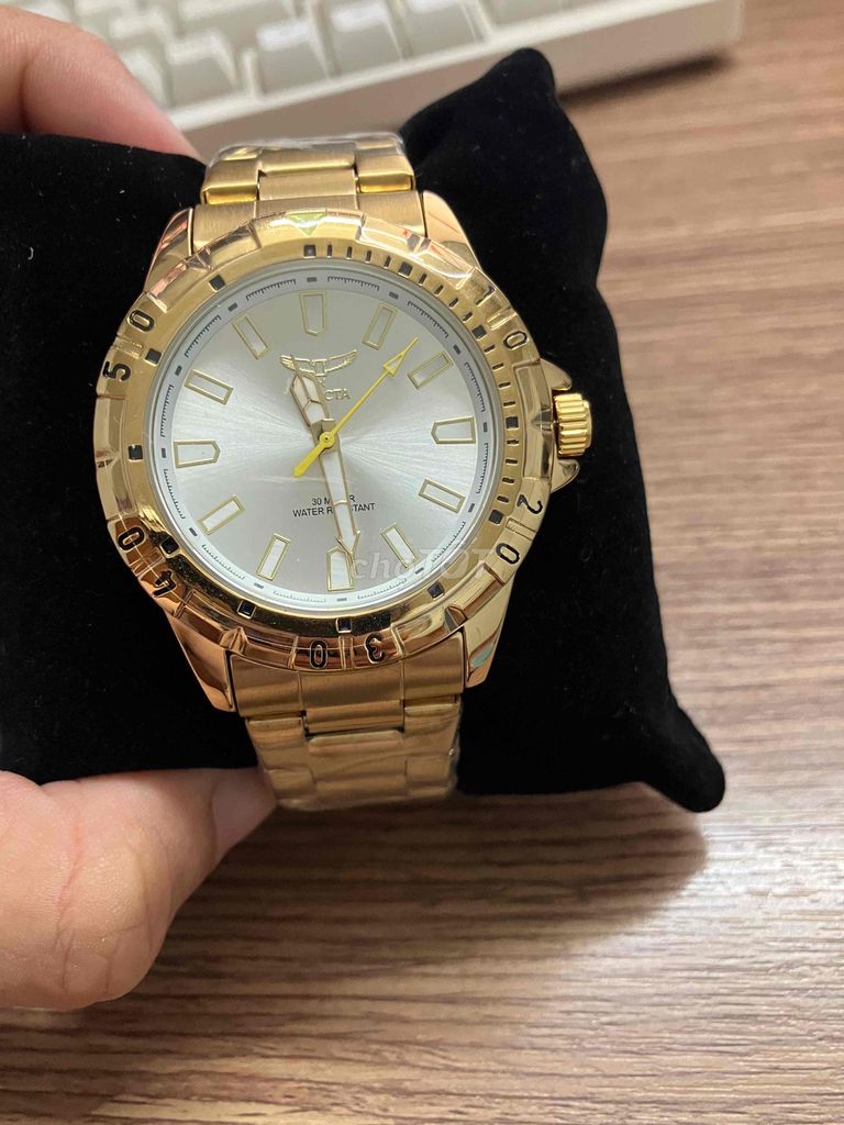 Đồng hồ Invicta Nam Vàng Kim loại. Mua bán Đồng hồ tại Quận Gò Vấp Tp Hồ Chí Minh được đăng bởi Sinh Nguyen hình 1