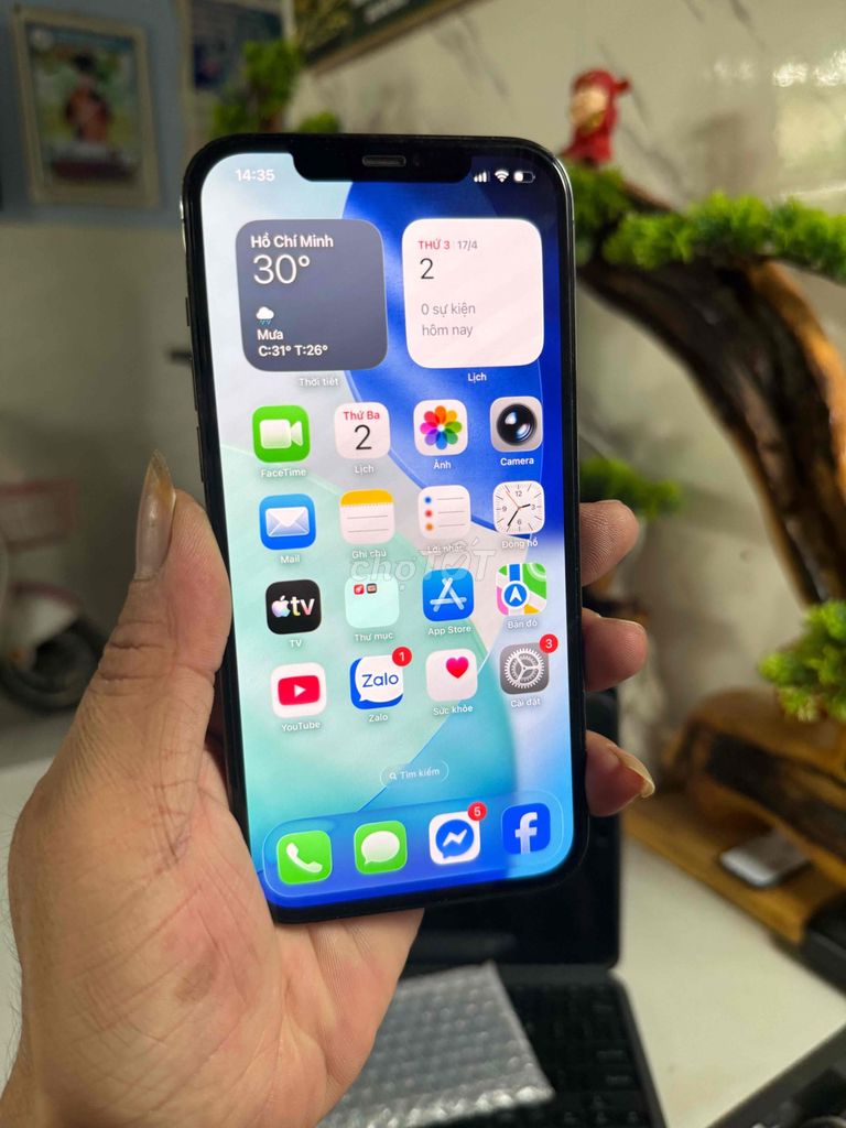iPhone 12 Pro Max 128GB den. Mua bán Điện thoại tại Thành phố Thuận An Bình Dương được đăng bởi  Phan Trung hình 1