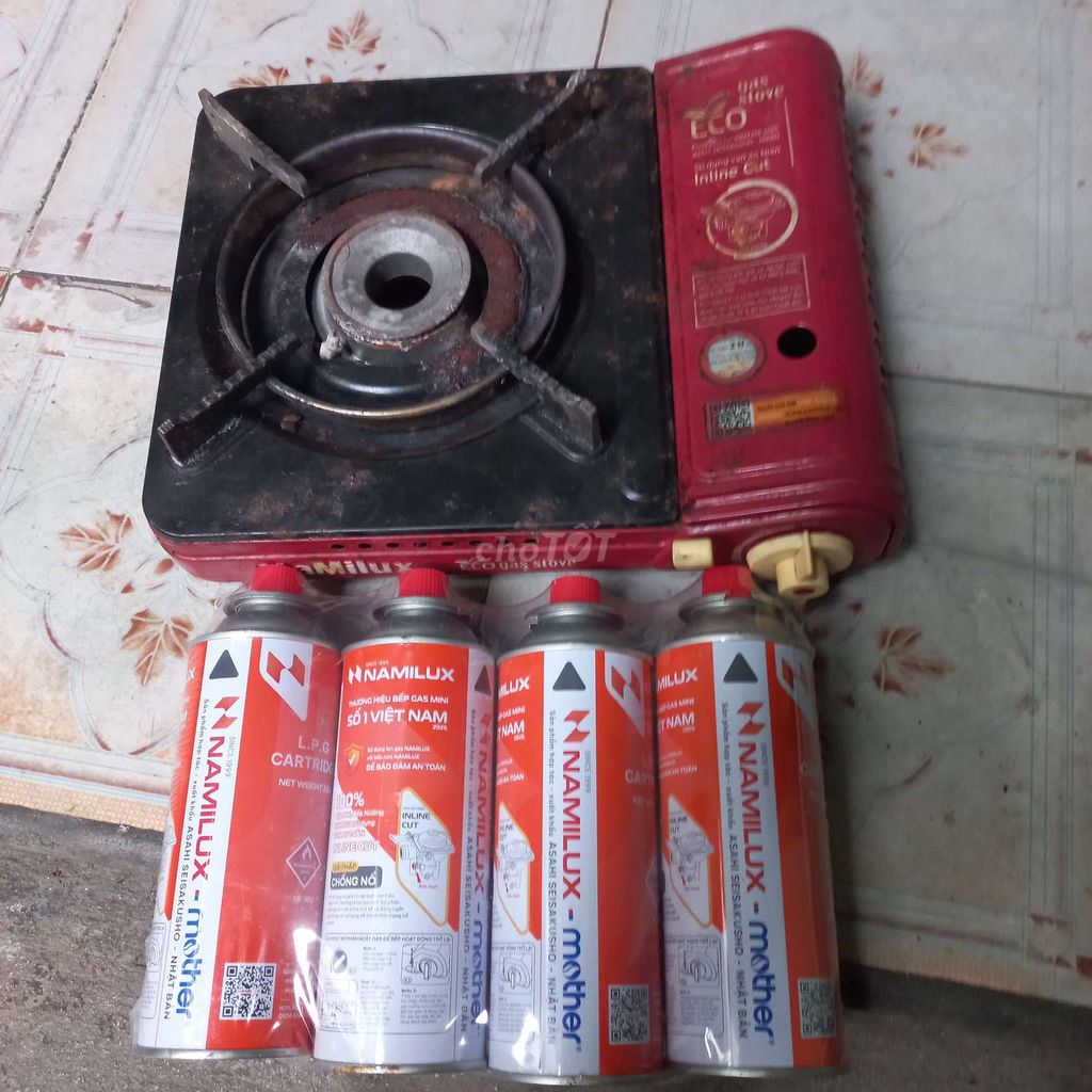 Bếp ga mini NaMilux Đỏ Kim loại. Mua bán Bếp, lò, đồ điện nhà bếp tại Quận Hải Châu Đà Nẵng được đăng bởi Xuan Huong Nguyen hình 1
