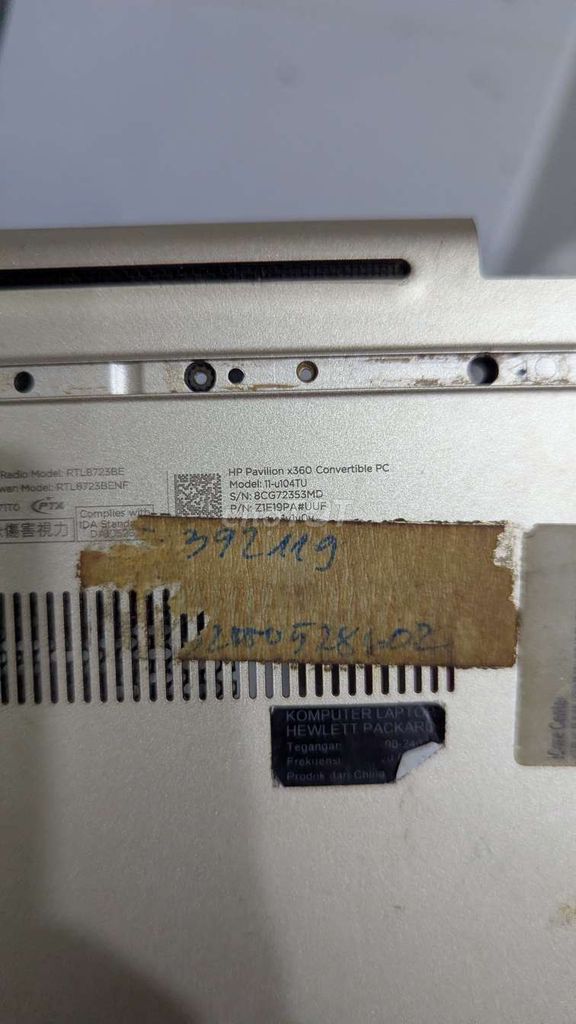 HP Pavilion x360 11-u104TU 4GB. Mua bán Laptop tại Quận Tân Bình Tp Hồ Chí Minh được đăng bởi hiệp đoàn minh hình 1