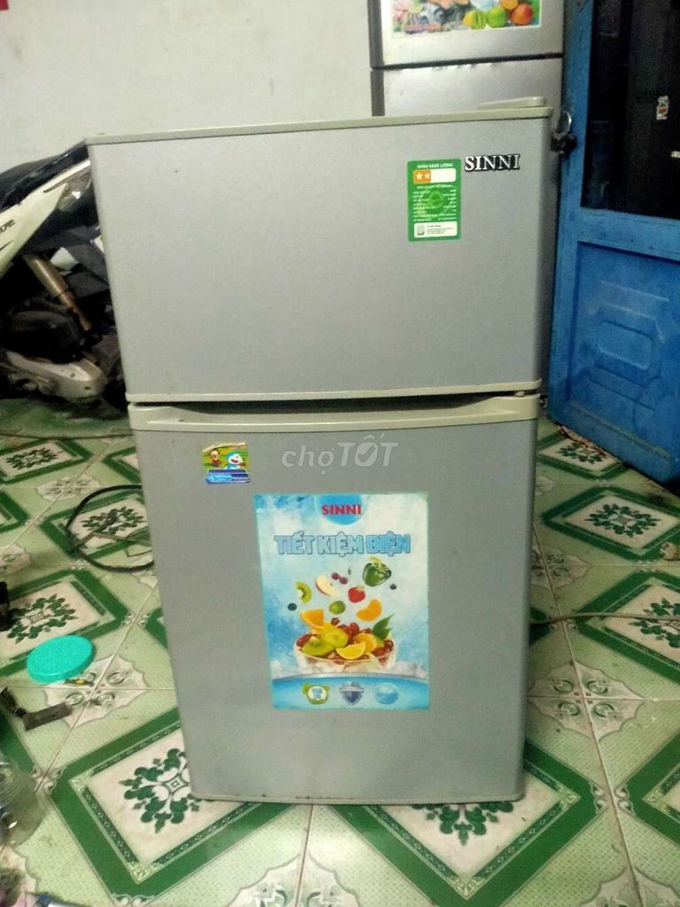 Tủ lạnh Sinni 90L 2 ngăn Xám. Mua bán Tủ lạnh tại Huyện Củ Chi Tp Hồ Chí Minh được đăng bởi Điện Lạnh Thanh Lý  hình 1