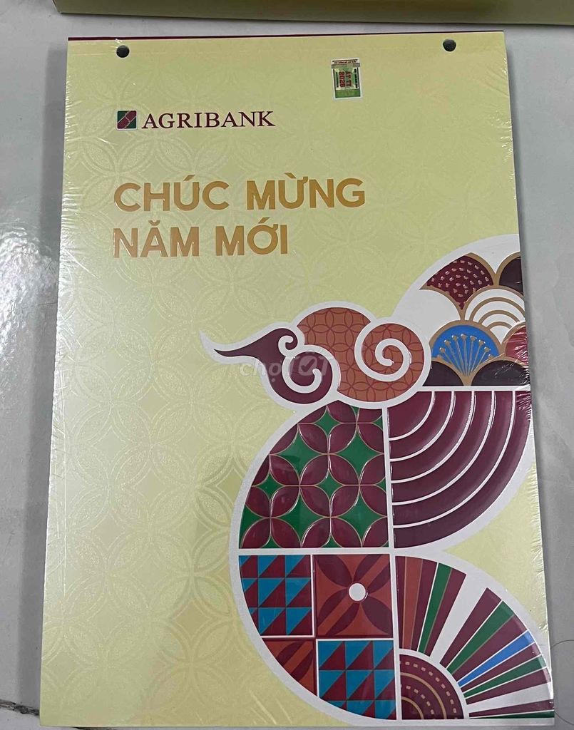 Lịch tết Ngân hàng Agribank 20x30, Lịch treo tường