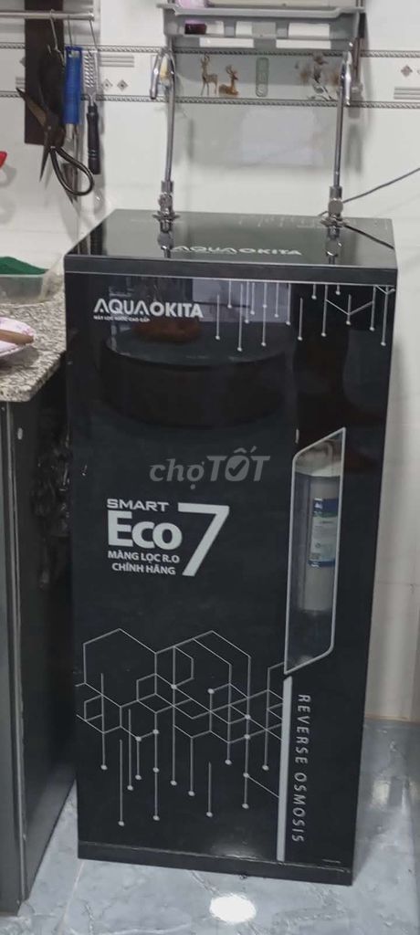 Máy lọc nước Aqua Okita Smart Eco 7 Đen. Mua bán Bếp, lò, đồ điện nhà bếp tại Thị xã Phú Mỹ Bà Rịa - Vũng Tàu được đăng bởi Bat bai hình 1