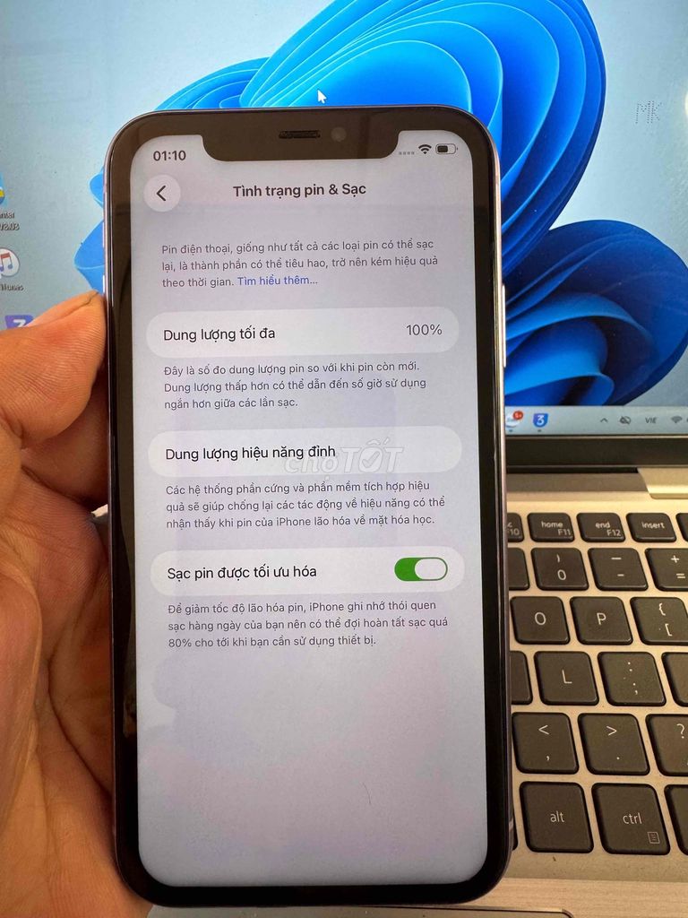 Apple iPhone 11 128GB Tím Mới. Mua bán Điện thoại tại Quận 6 Tp Hồ Chí Minh được đăng bởi QUỐC THIÊN BÁN GÓP 0 ĐỒNG  hình 1