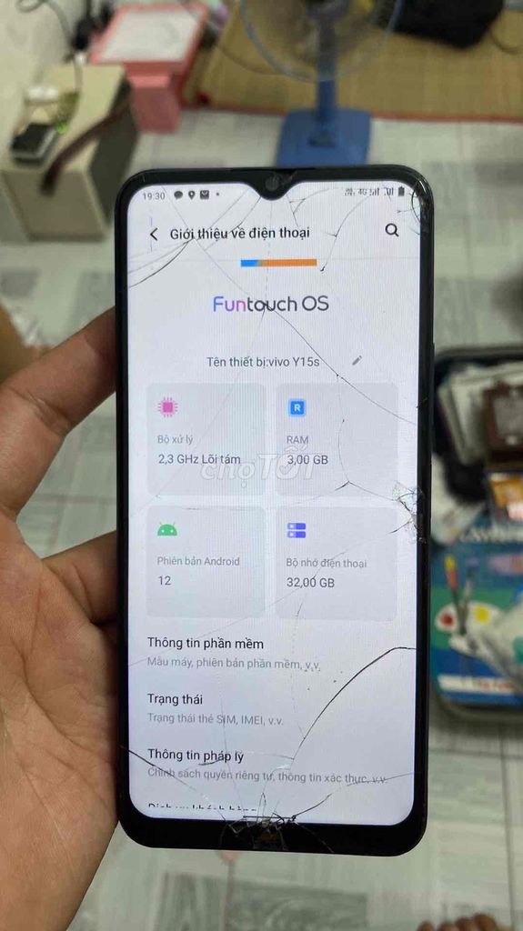 Vivo Y15s 3GB/32GB Xanh Android 12. Mua bán Điện thoại tại Huyện Bình Chánh Tp Hồ Chí Minh được đăng bởi Hung Ngoc hình 1