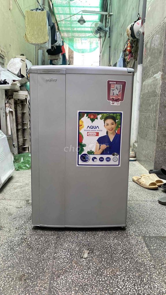 tủ lạnh sanyo 90l máy zin bao tốt bảo hành 6 th