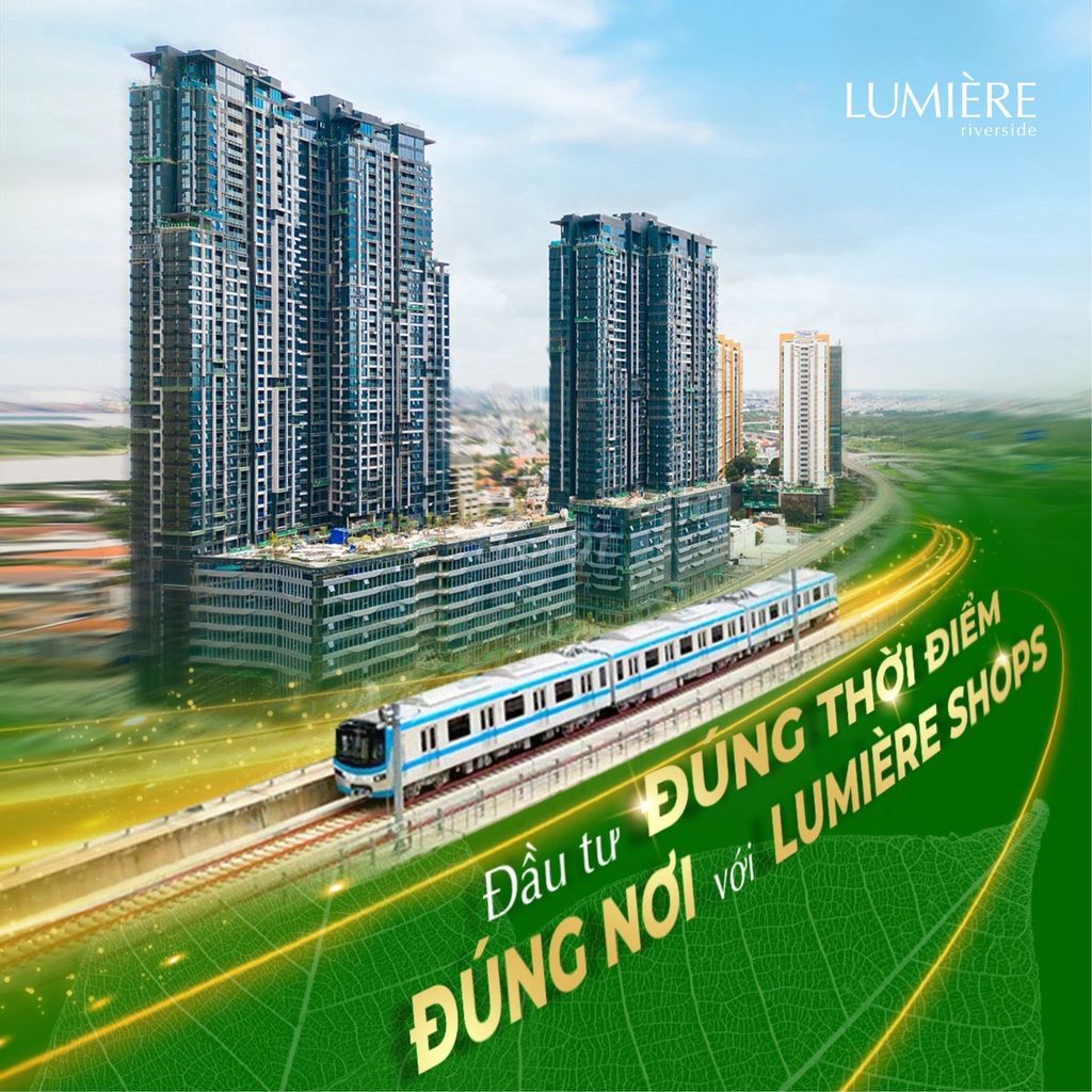 BÁN SHOPHOUSE 106m2 LUMIERE RIVERSIDE Q2 MẶT ĐƯỜNG VÕ NGUYÊN GIÁP