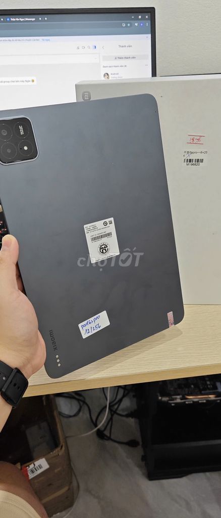 Xiaomi Pad 6S Pro 12.4 12/256 Fulbox có ship COD. Mua bán Máy tính bảng tại Quận Ba Đình Hà Nội được đăng bởi Android Top hình 1