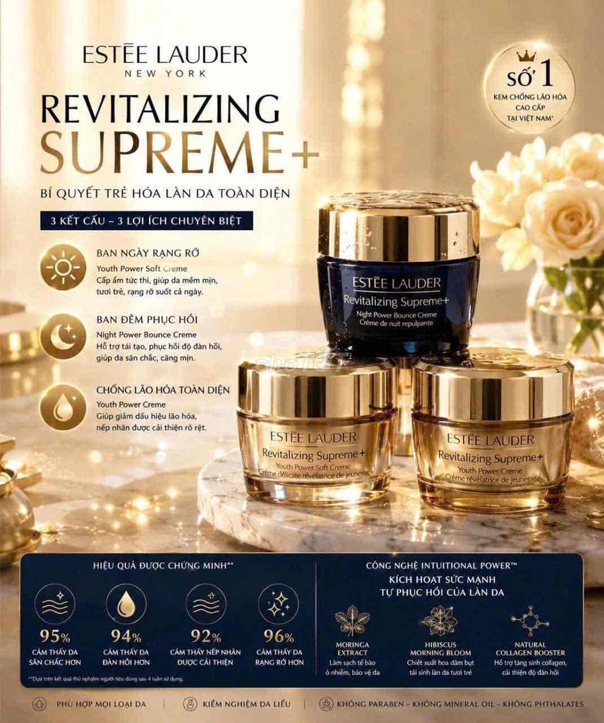 Estee Lauder Revitalizing Supreme+ Kem dưỡng da 75. Mua bán Phụ kiện thời trang khác tại Quận 10 Tp Hồ Chí Minh được đăng bởi Baby Girl Lovely hình 1