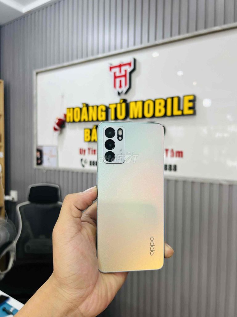 OPPO Reno 6 5G 128GB Đa Sắc. Mua bán Điện thoại tại Quận Liên Chiểu Đà Nẵng được đăng bởi Hoàng Tú MB hình 1