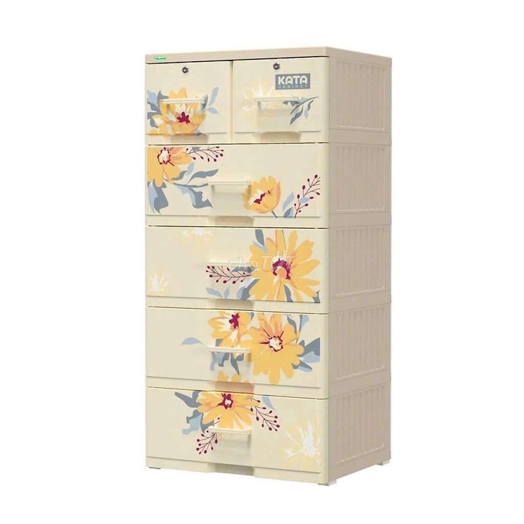 Tủ nhựa kata Duy Tân 5 tầng 6 ngăn
