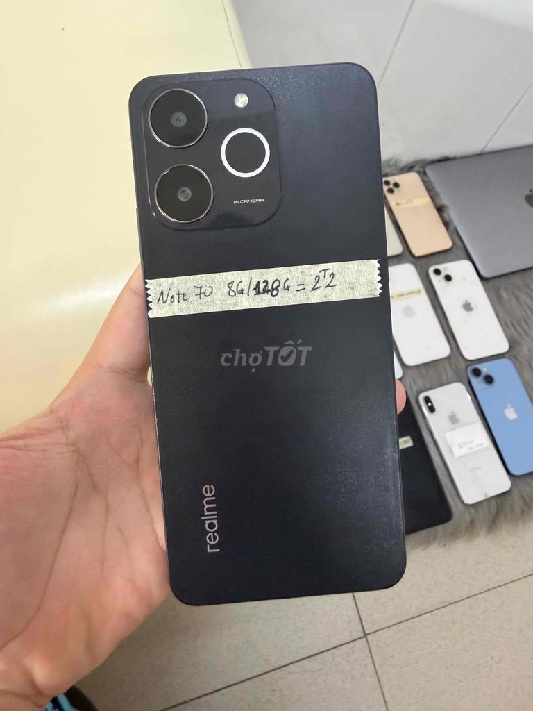 Realme Note 70 128GB Đen. Mua bán Điện thoại tại Quận Ninh Kiều Cần Thơ được đăng bởi Apple Phú Lợi hình 1